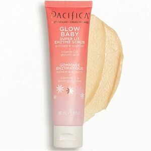 Pacifica Glow Baby Super Lit Enzyme Scrub NEW sealed tube 1.4 fl.oz. Vitamin C